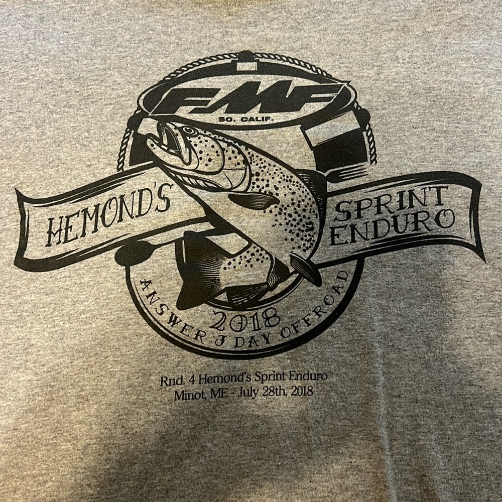 FMF Racing T Shirt XL Grey